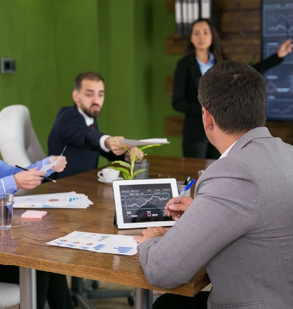 Professional team training session