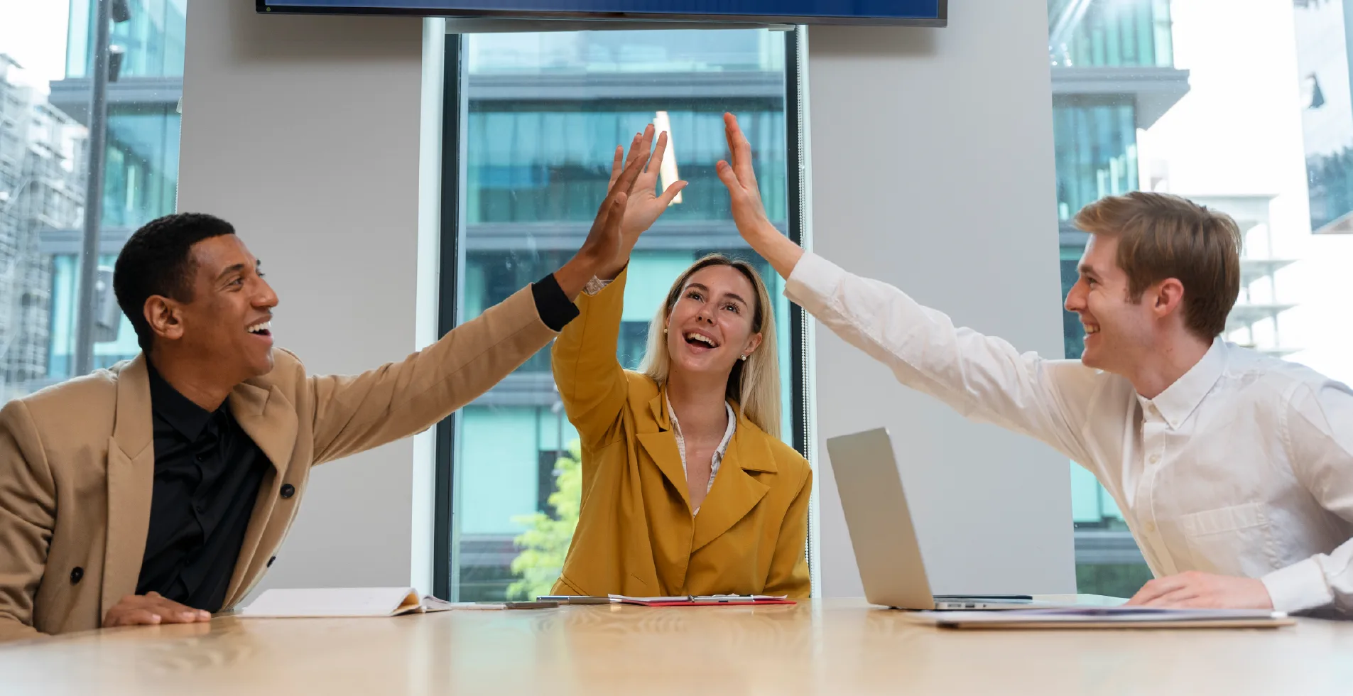 Professional HR team meeting