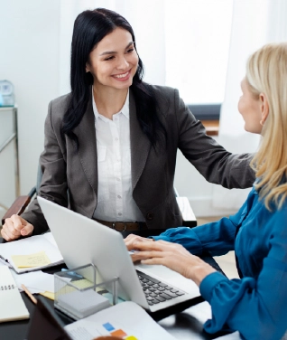 Professional corporate office environment